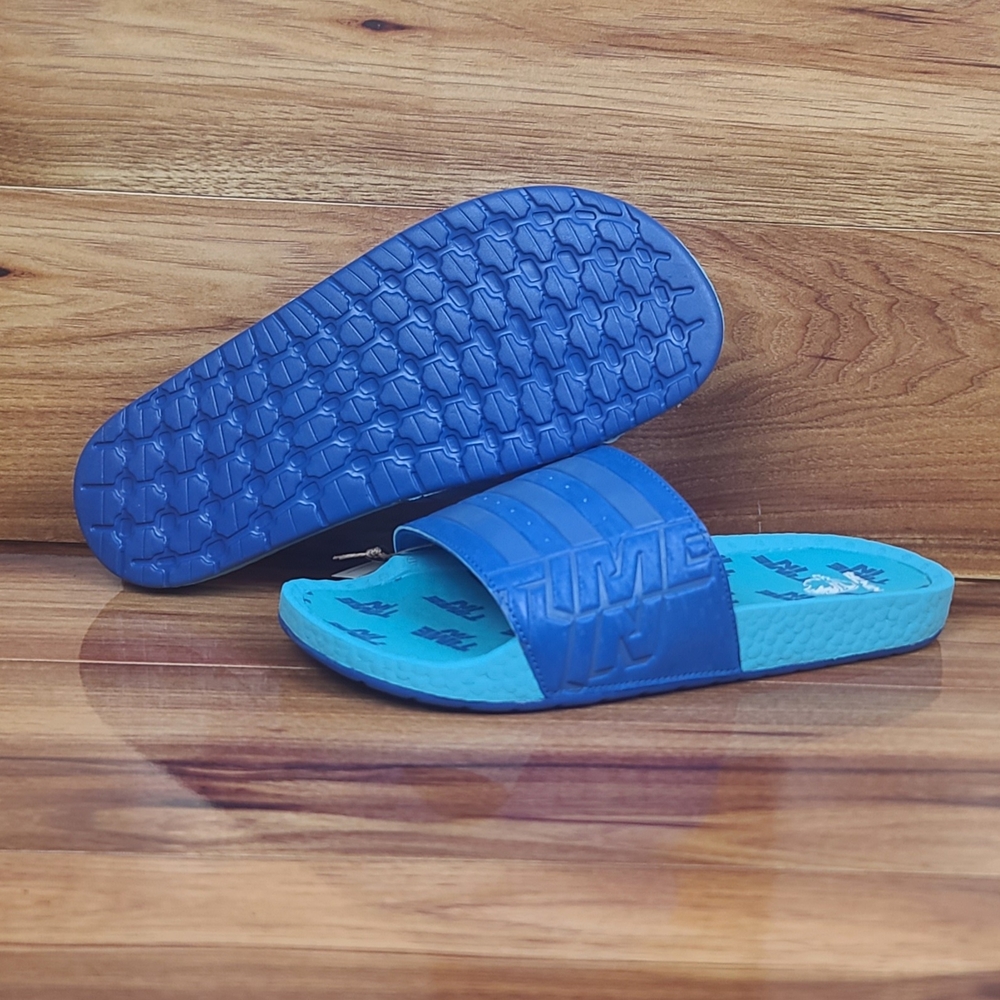 Ninja x Adilette Boost Slide adidas 'Time In Blue Signal Cyan' Sz 9 & 11 GZ3757